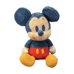 Disney Parks Mickey Mouse Plush Doll Toy Comfort Support Blue - Missing Weight